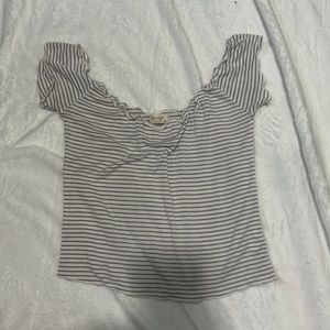 John Galt off the shoulder t-shirt